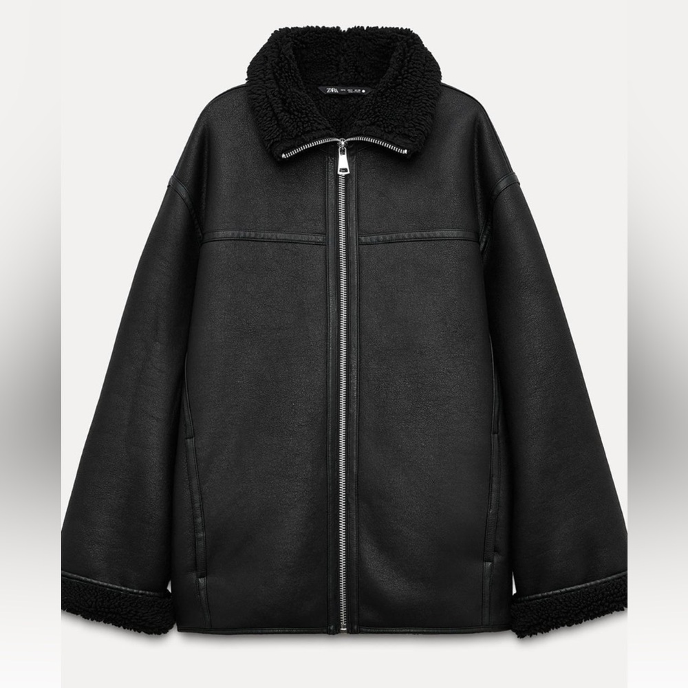 Zara Double Face Coat Zw Collection - image 5